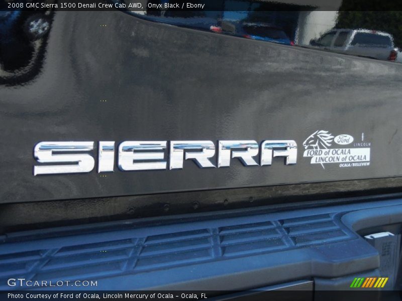 Onyx Black / Ebony 2008 GMC Sierra 1500 Denali Crew Cab AWD