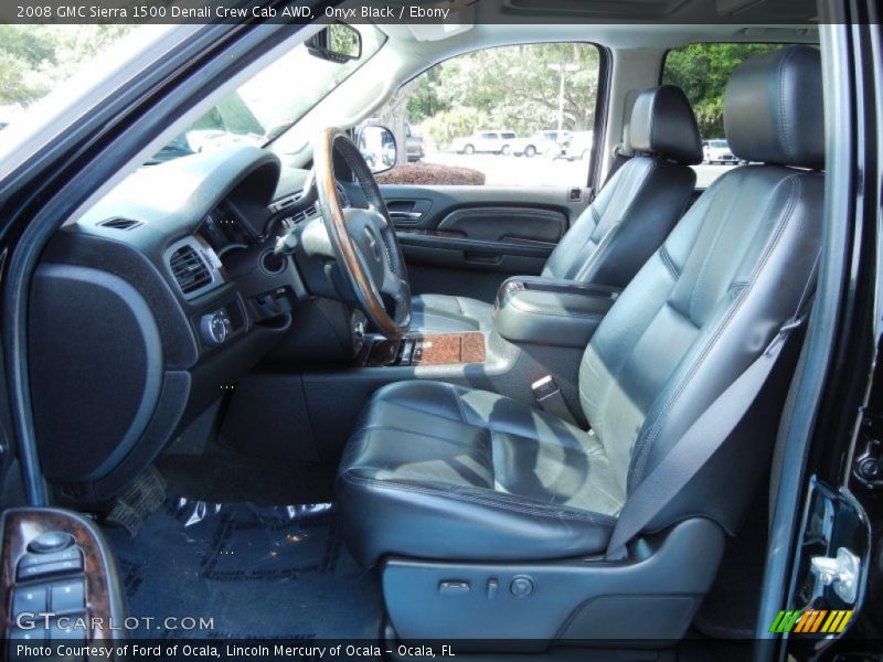 Onyx Black / Ebony 2008 GMC Sierra 1500 Denali Crew Cab AWD