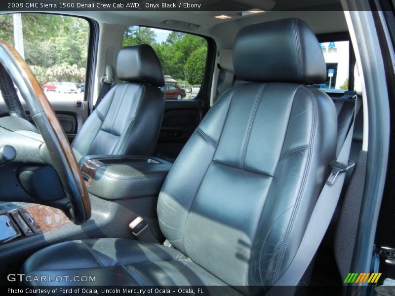 Onyx Black / Ebony 2008 GMC Sierra 1500 Denali Crew Cab AWD