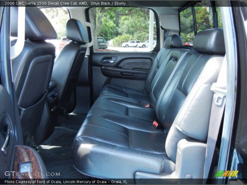 Onyx Black / Ebony 2008 GMC Sierra 1500 Denali Crew Cab AWD