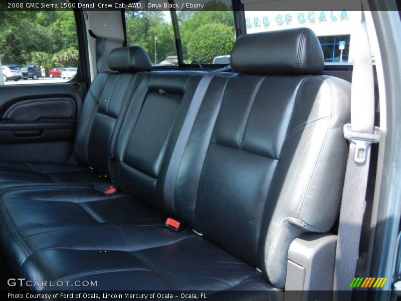 Onyx Black / Ebony 2008 GMC Sierra 1500 Denali Crew Cab AWD