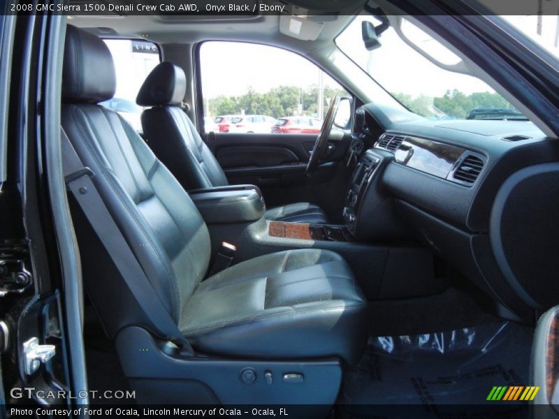Onyx Black / Ebony 2008 GMC Sierra 1500 Denali Crew Cab AWD
