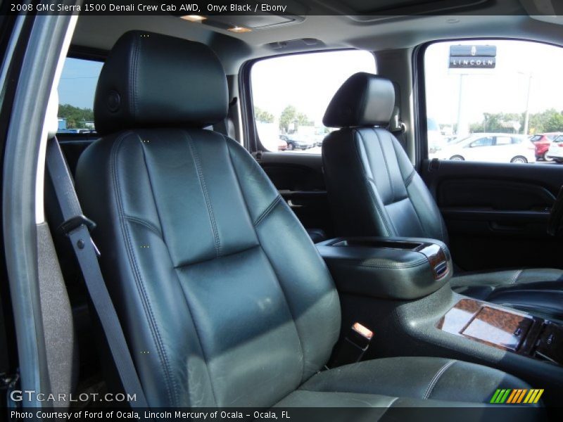 Onyx Black / Ebony 2008 GMC Sierra 1500 Denali Crew Cab AWD