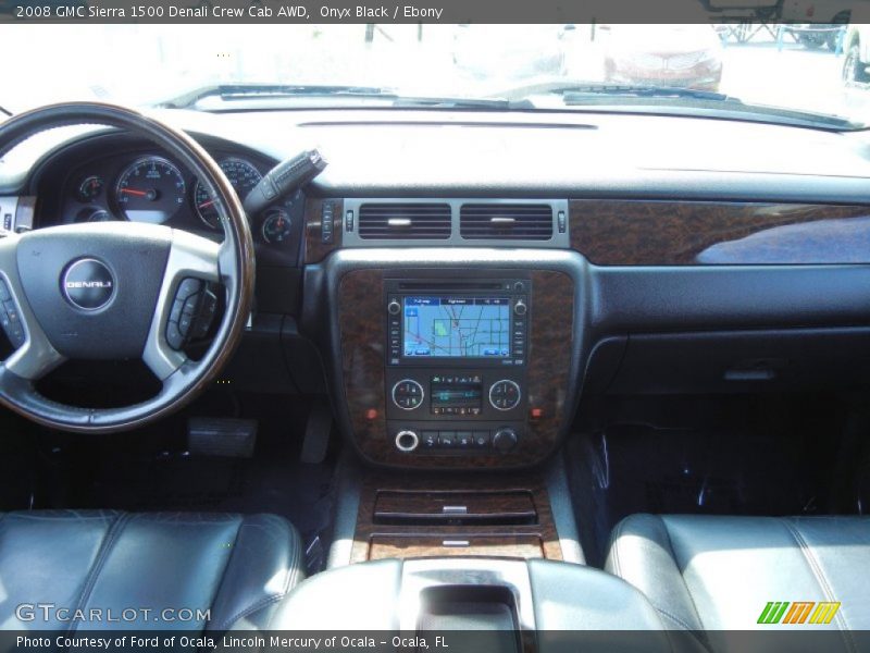 Onyx Black / Ebony 2008 GMC Sierra 1500 Denali Crew Cab AWD