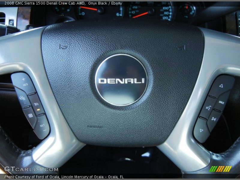 Onyx Black / Ebony 2008 GMC Sierra 1500 Denali Crew Cab AWD