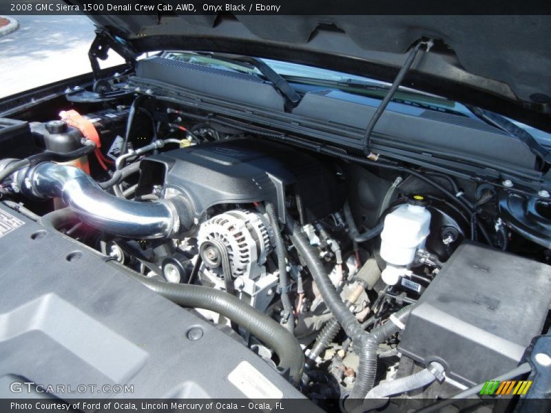 Onyx Black / Ebony 2008 GMC Sierra 1500 Denali Crew Cab AWD