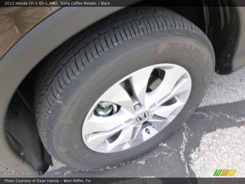 Kona Coffee Metallic / Black 2013 Honda CR-V EX-L AWD
