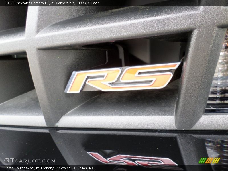 Black / Black 2012 Chevrolet Camaro LT/RS Convertible