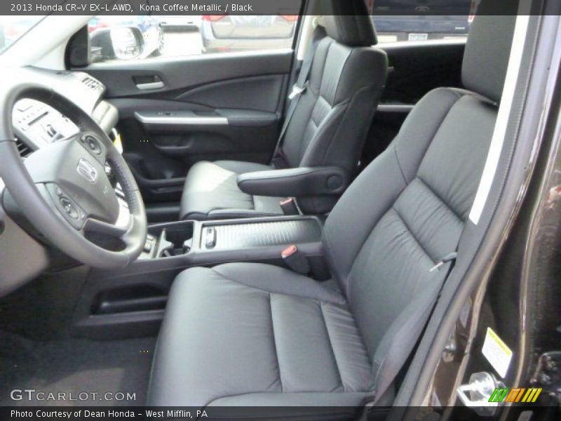 Kona Coffee Metallic / Black 2013 Honda CR-V EX-L AWD