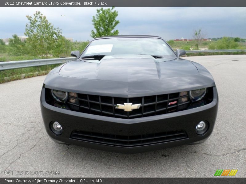 Black / Black 2012 Chevrolet Camaro LT/RS Convertible