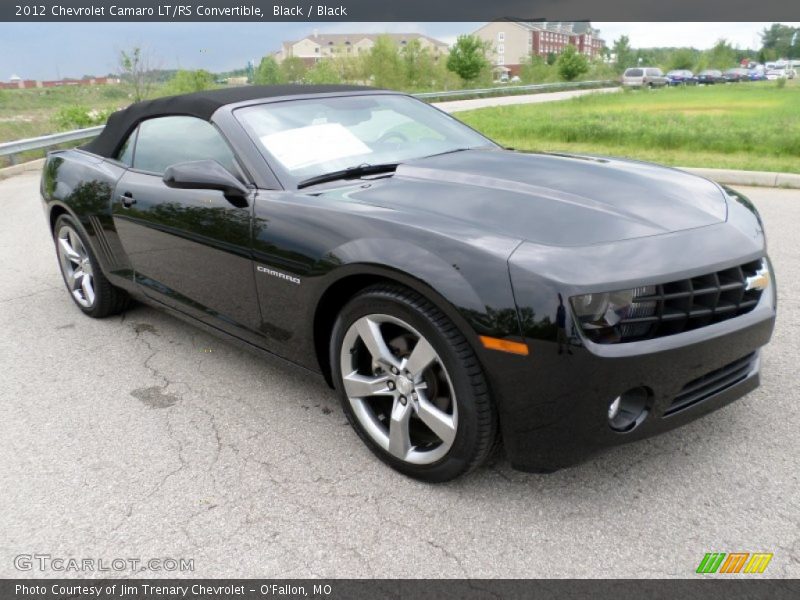Black / Black 2012 Chevrolet Camaro LT/RS Convertible