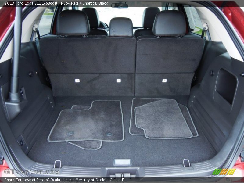 Ruby Red / Charcoal Black 2013 Ford Edge SEL EcoBoost