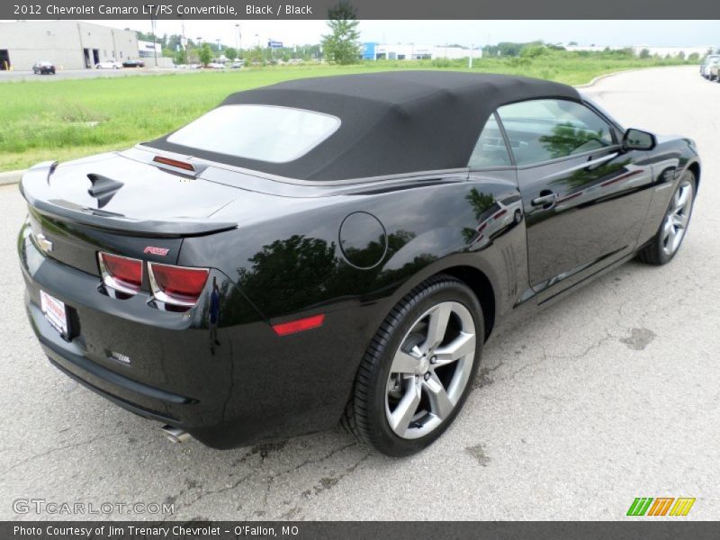 Black / Black 2012 Chevrolet Camaro LT/RS Convertible