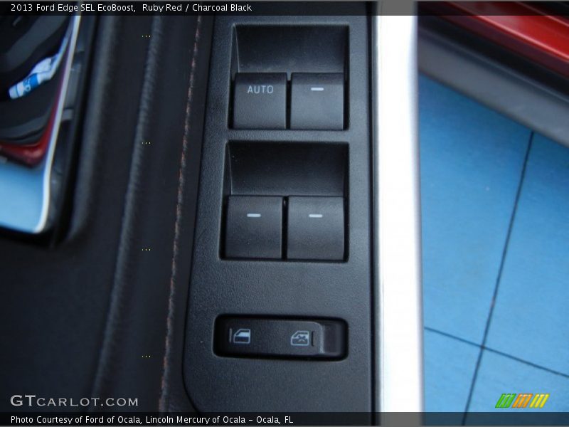Ruby Red / Charcoal Black 2013 Ford Edge SEL EcoBoost