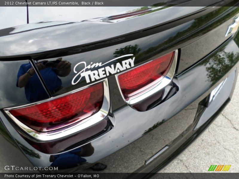 Black / Black 2012 Chevrolet Camaro LT/RS Convertible