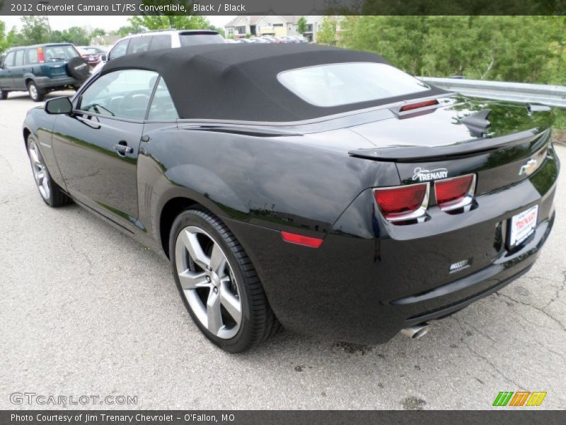 Black / Black 2012 Chevrolet Camaro LT/RS Convertible