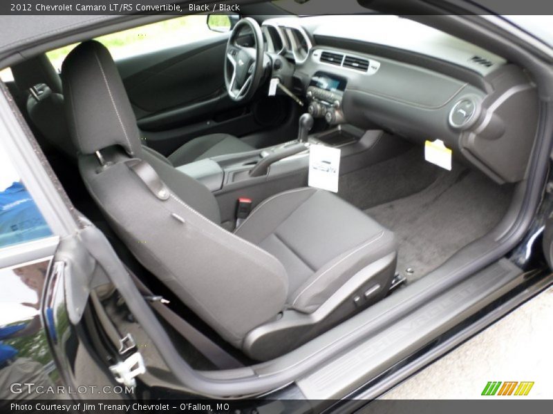 Black / Black 2012 Chevrolet Camaro LT/RS Convertible