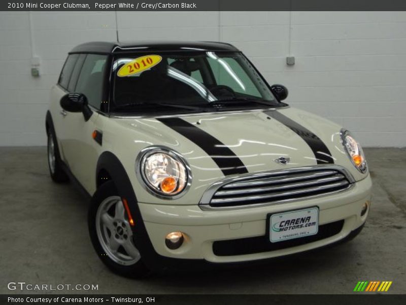 Pepper White / Grey/Carbon Black 2010 Mini Cooper Clubman