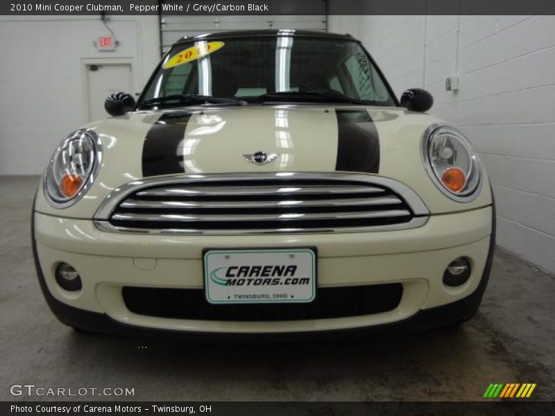 Pepper White / Grey/Carbon Black 2010 Mini Cooper Clubman