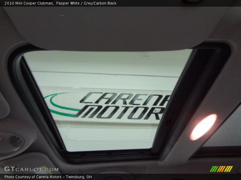 Pepper White / Grey/Carbon Black 2010 Mini Cooper Clubman