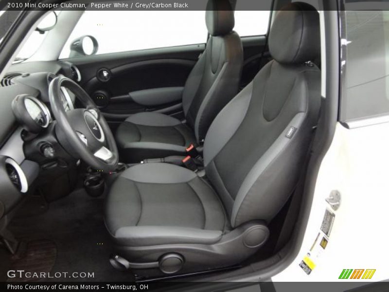  2010 Cooper Clubman Grey/Carbon Black Interior