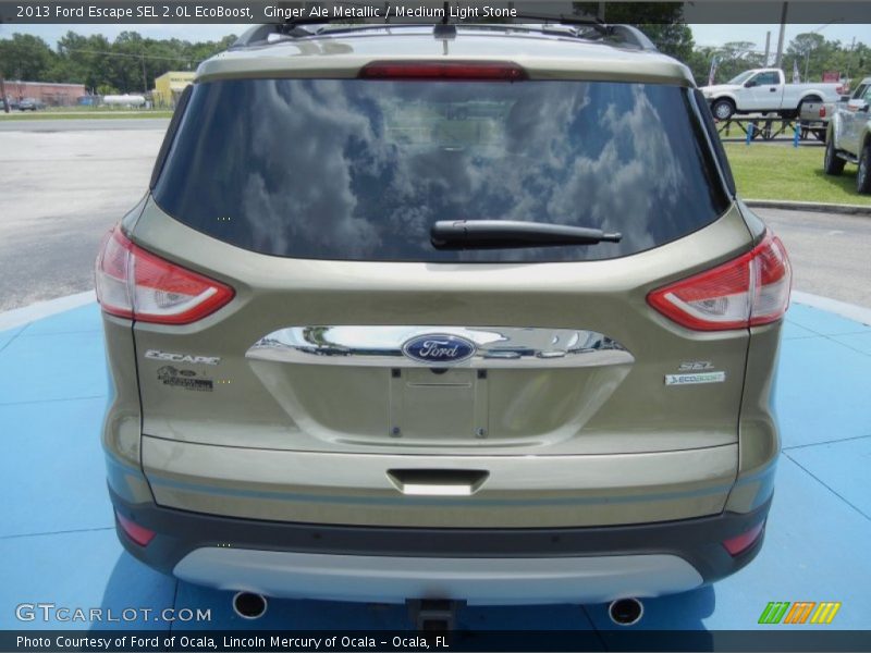 Ginger Ale Metallic / Medium Light Stone 2013 Ford Escape SEL 2.0L EcoBoost