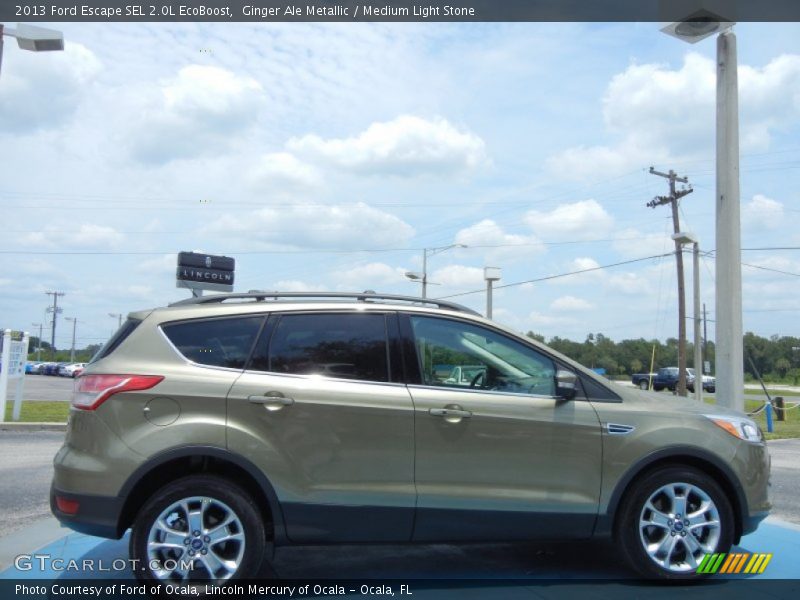 Ginger Ale Metallic / Medium Light Stone 2013 Ford Escape SEL 2.0L EcoBoost