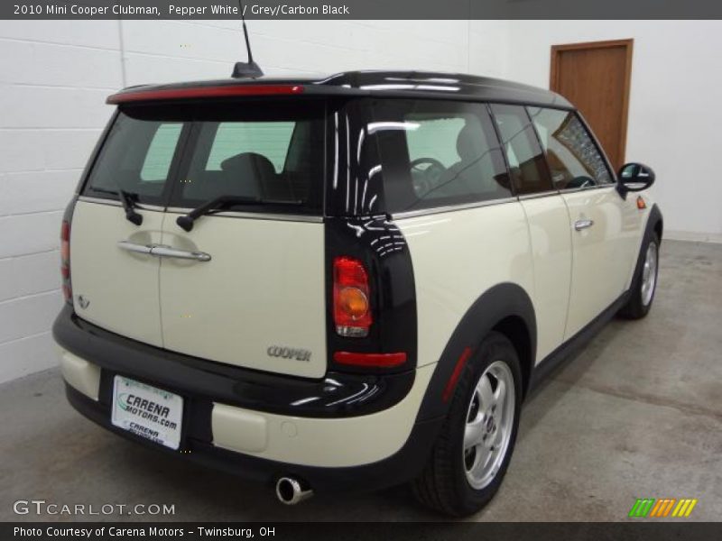 Pepper White / Grey/Carbon Black 2010 Mini Cooper Clubman