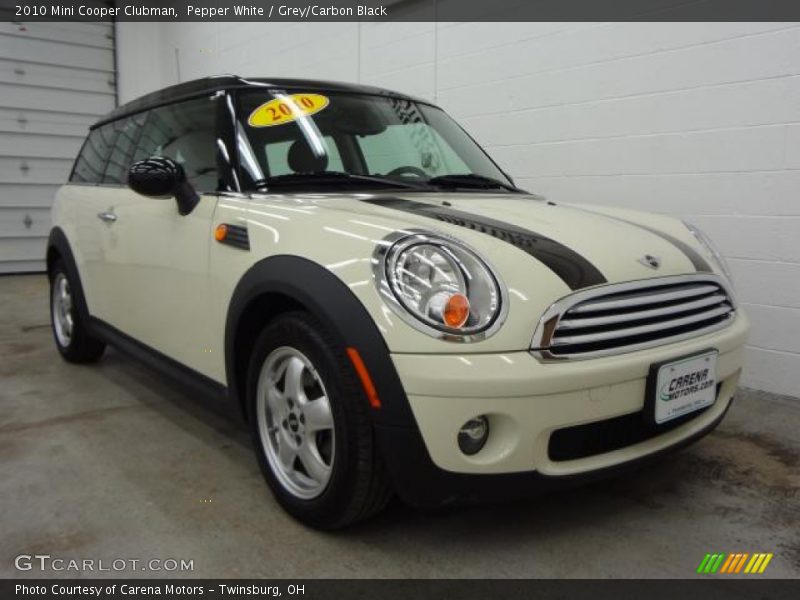 Pepper White / Grey/Carbon Black 2010 Mini Cooper Clubman