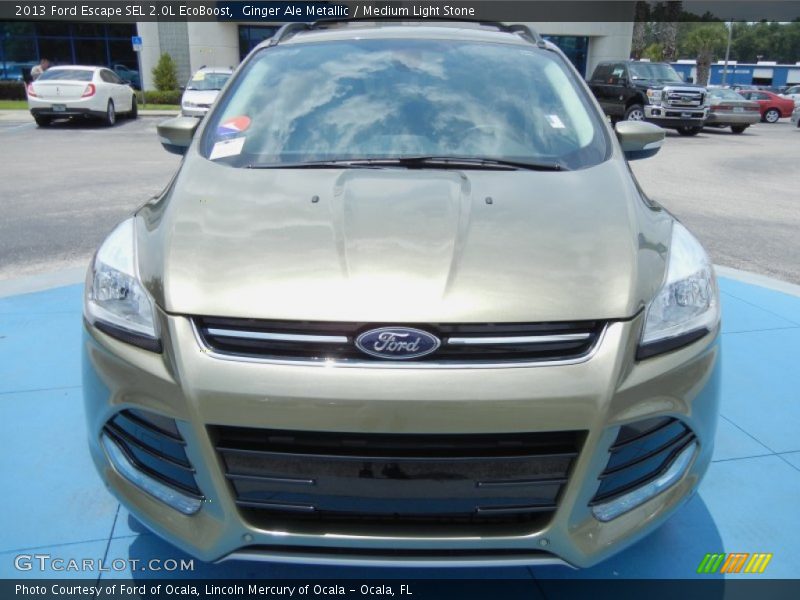 Ginger Ale Metallic / Medium Light Stone 2013 Ford Escape SEL 2.0L EcoBoost