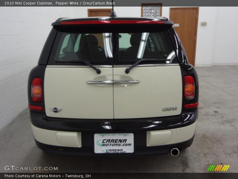 Pepper White / Grey/Carbon Black 2010 Mini Cooper Clubman