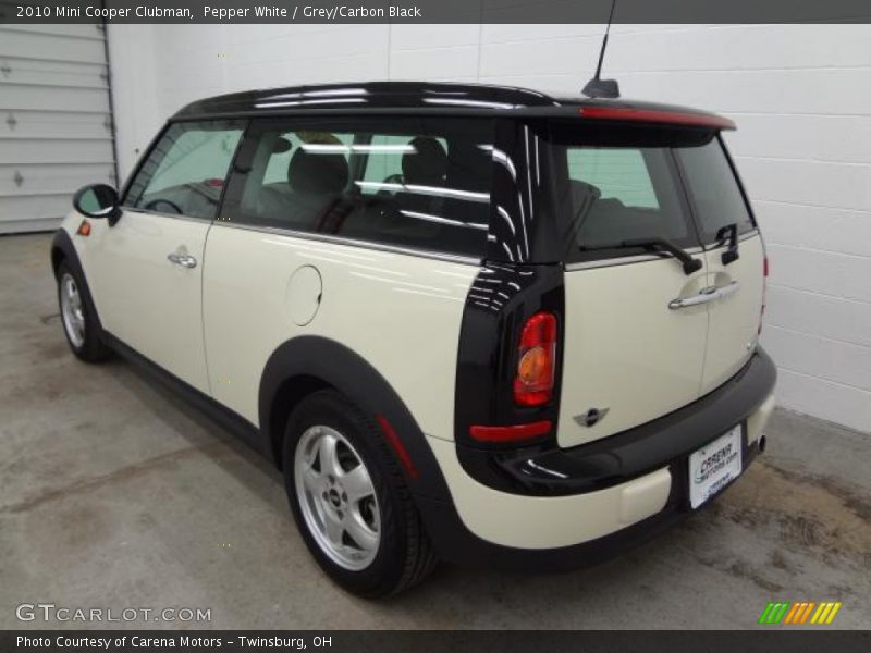 Pepper White / Grey/Carbon Black 2010 Mini Cooper Clubman