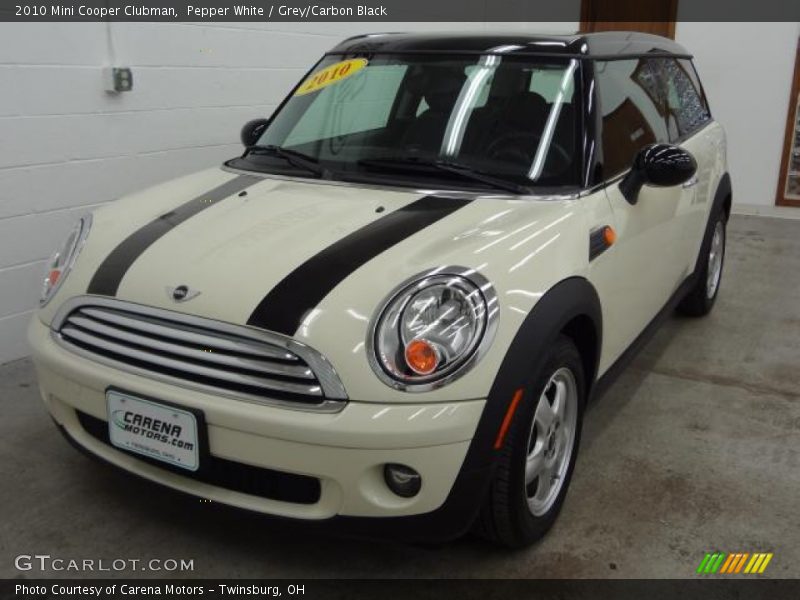 Pepper White / Grey/Carbon Black 2010 Mini Cooper Clubman