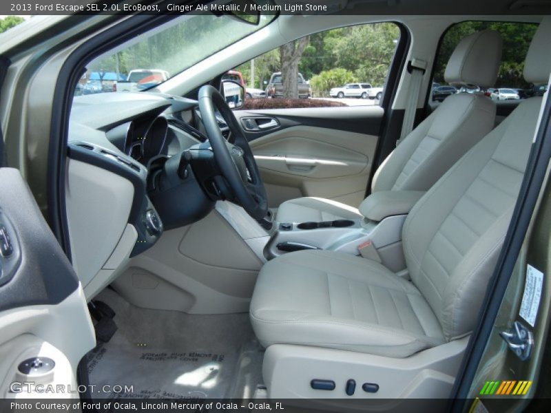Ginger Ale Metallic / Medium Light Stone 2013 Ford Escape SEL 2.0L EcoBoost