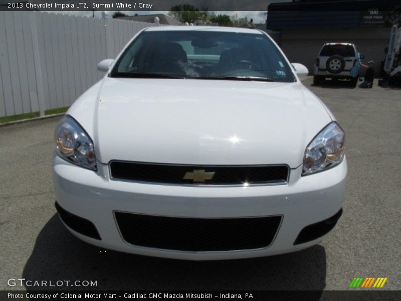 Summit White / Gray 2013 Chevrolet Impala LTZ