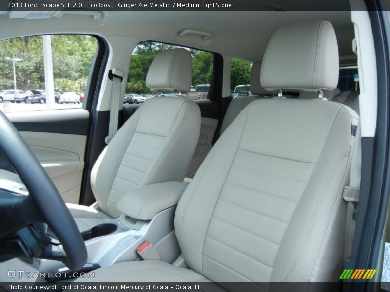 Ginger Ale Metallic / Medium Light Stone 2013 Ford Escape SEL 2.0L EcoBoost