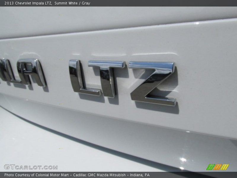 Summit White / Gray 2013 Chevrolet Impala LTZ