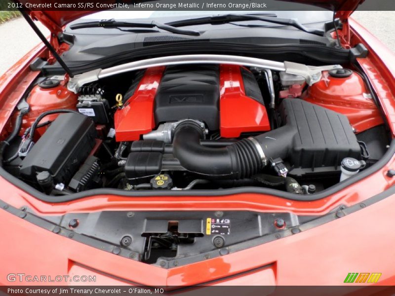  2012 Camaro SS/RS Convertible Engine - 6.2 Liter OHV 16-Valve V8