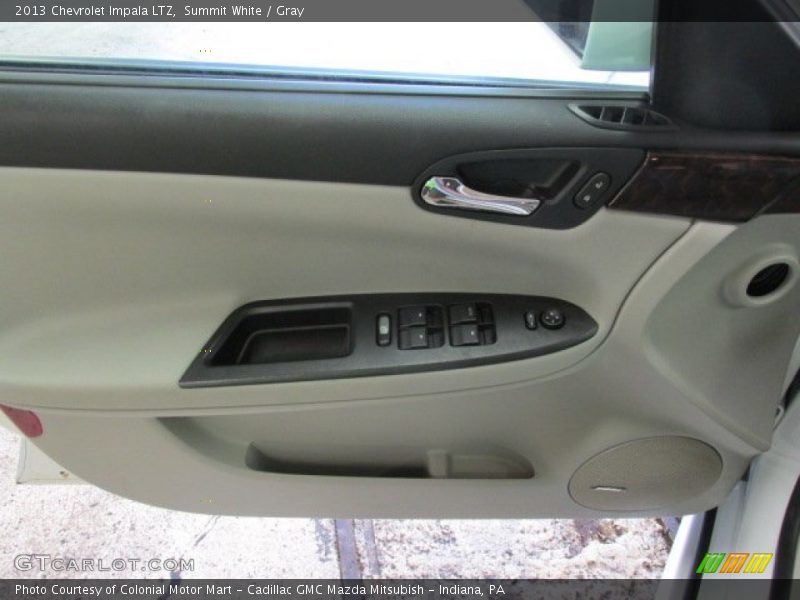 Summit White / Gray 2013 Chevrolet Impala LTZ