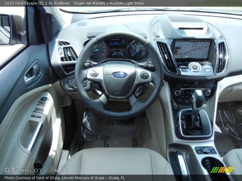 Ginger Ale Metallic / Medium Light Stone 2013 Ford Escape SEL 2.0L EcoBoost