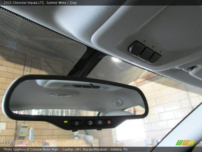 Summit White / Gray 2013 Chevrolet Impala LTZ