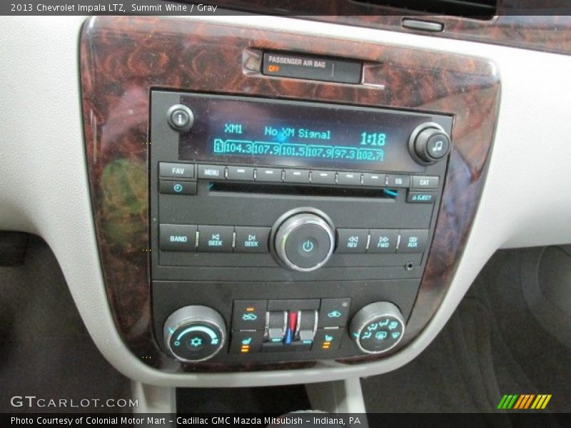 Summit White / Gray 2013 Chevrolet Impala LTZ