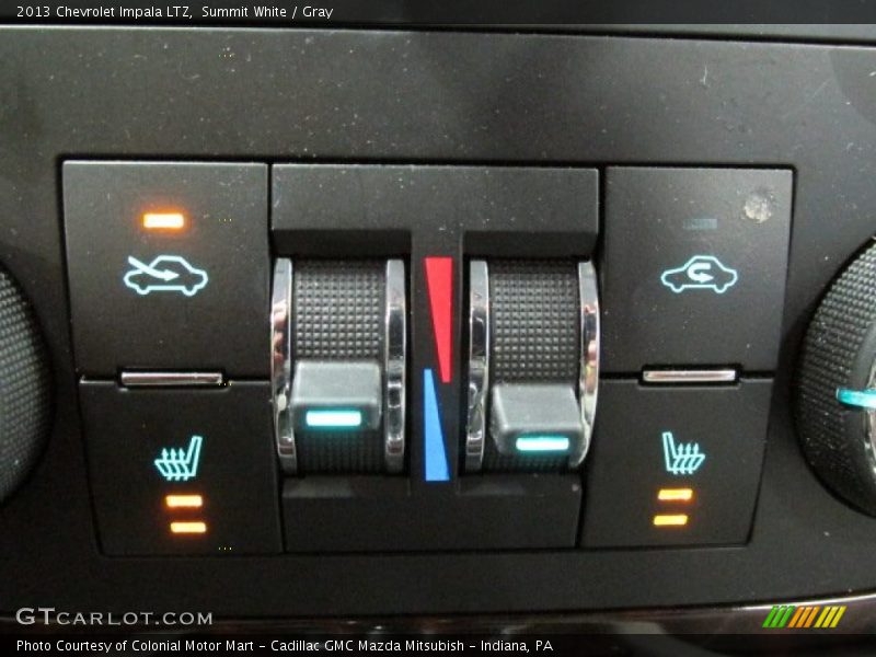 Summit White / Gray 2013 Chevrolet Impala LTZ