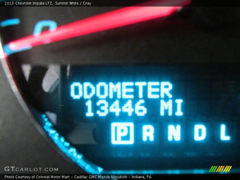 Summit White / Gray 2013 Chevrolet Impala LTZ