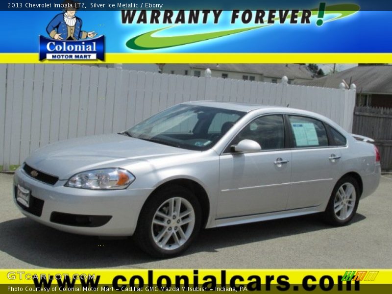 Silver Ice Metallic / Ebony 2013 Chevrolet Impala LTZ