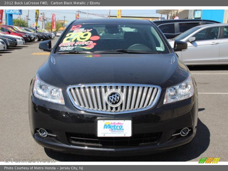 Carbon Black Metallic / Ebony 2012 Buick LaCrosse FWD