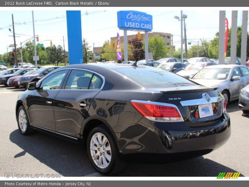 Carbon Black Metallic / Ebony 2012 Buick LaCrosse FWD