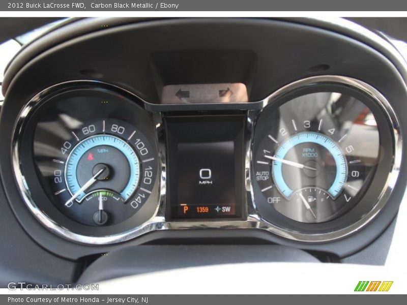 Carbon Black Metallic / Ebony 2012 Buick LaCrosse FWD