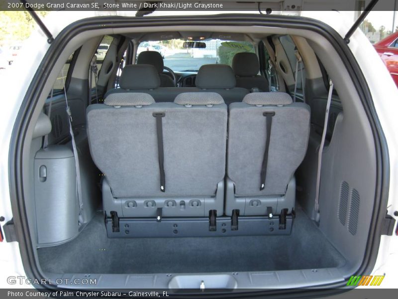 Stone White / Dark Khaki/Light Graystone 2007 Dodge Grand Caravan SE