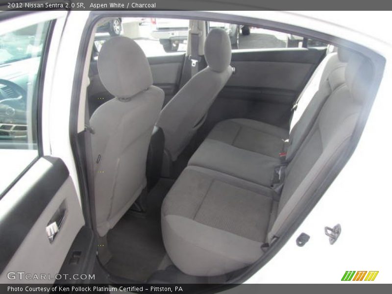 Aspen White / Charcoal 2012 Nissan Sentra 2.0 SR